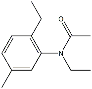 N-Acetyl-6,N-diethyl-3-methylaniline Struktur
