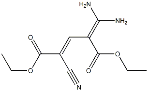 2-Cyano-4-diaminomethylene-2-pentenedioic acid diethyl ester