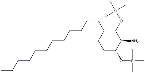 (2R,3R)-1,3-Bis(trimethylsilyloxy)octadecan-2-amine Struktur