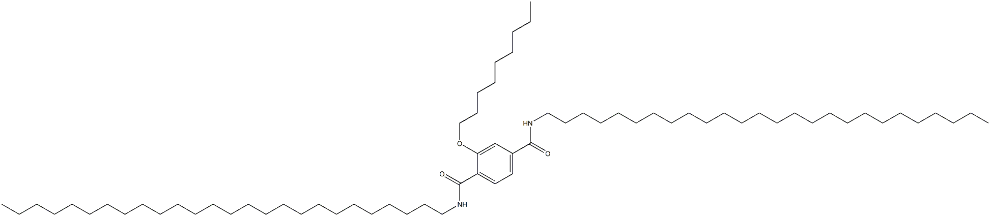 2-(Nonyloxy)-N,N'-dihexacosylterephthalamide 结构式