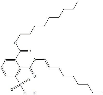 3-(Potassiosulfo)phthalic acid di(1-nonenyl) ester|