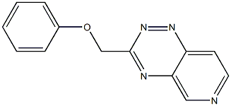 3-(Phenoxymethyl)pyrido[3,4-e]-1,2,4-triazine Structure