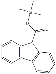 9H-Fluorene-9-carboxylic acid trimethylsilyl ester 结构式