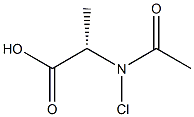 (S)-2-(N-Chloroacetylamino)propionic acid Structure