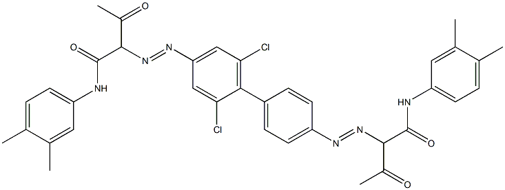 4,4'-Bis[[1-(3,4-dimethylphenylamino)-1,3-dioxobutan-2-yl]azo]-2,6-dichloro-1,1'-biphenyl|