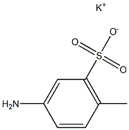 3-Amino-6-methylbenzenesulfonic acid potassium salt Structure