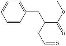 2-Benzyl-3-formylpropionic acid methyl ester Structure