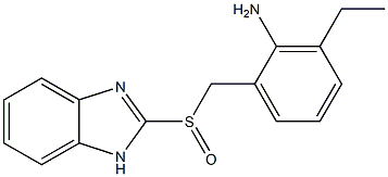 2-[[2-[Amino]-3-ethylbenzyl]sulfinyl]-1H-benzimidazole