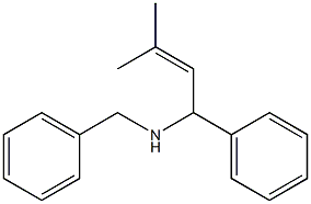 N-Benzyl-3-methyl-1-phenyl-2-buten-1-amine