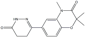 2,2,4-Trimethyl-6-[(1,4,5,6-tetrahydro-6-oxopyridazin)-3-yl]-4H-1,4-benzoxazin-3(2H)-one