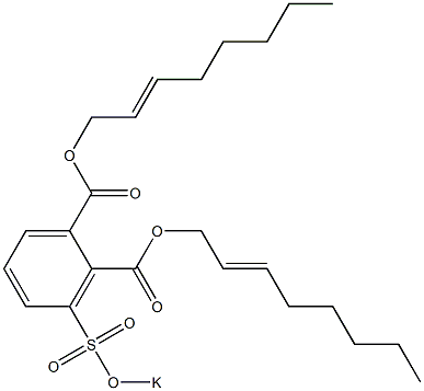 3-(Potassiosulfo)phthalic acid di(2-octenyl) ester