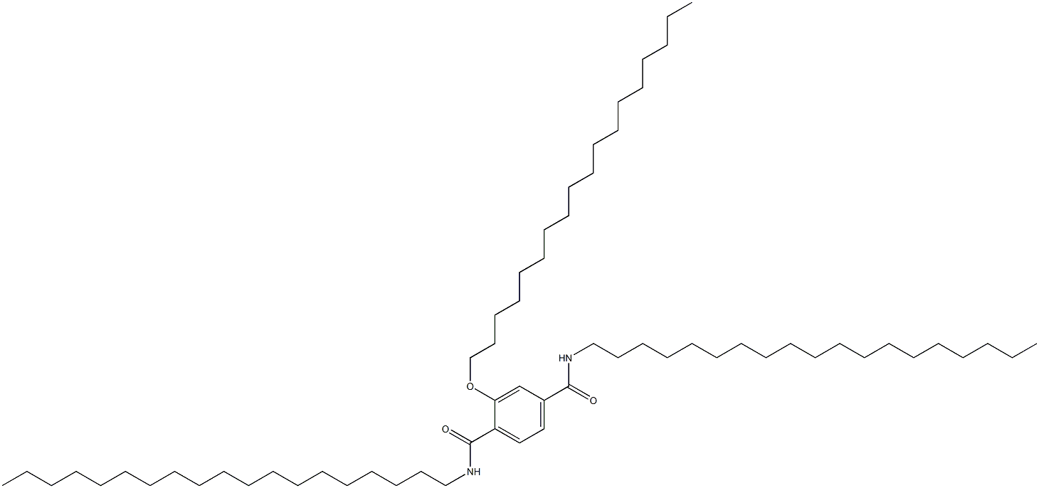 2-(Octadecyloxy)-N,N'-dinonadecylterephthalamide Structure
