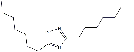 3,5-Diheptyl-1H-1,2,4-triazole,,结构式