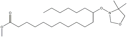 12-(4,4-Dimethyloxazolidin-3-yloxy)stearic acid methyl ester