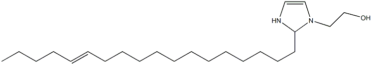 2-(13-Octadecenyl)-4-imidazoline-1-ethanol,,结构式