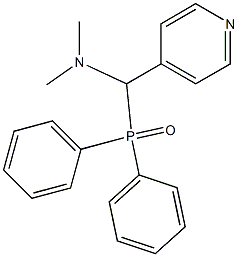 4-[(Dimethylamino)(diphenylphosphinoyl)methyl]pyridine