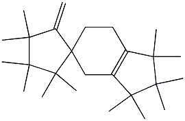 7,7,8,8,9,9,2',2',3',3',4',4'-Dodecamethyl-5'-methylenespiro[bicyclo[4.3.0]non-1(6)-ene-3,1'-cyclopentane] Structure