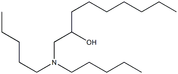 1-Dipentylamino-2-nonanol 结构式