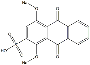  1,4-Di(sodiooxy)-9,10-dihydro-9,10-dioxoanthracene-2-sulfonic acid