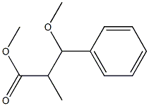 3-Methoxy-2-methyl-3-phenylpropanoic acid methyl ester,,结构式