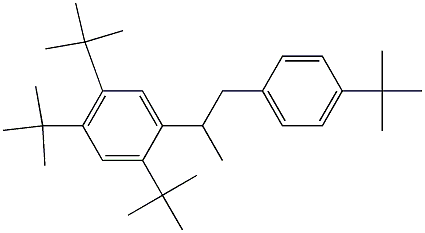 2-(2,4,5-Tri-tert-butylphenyl)-1-(4-tert-butylphenyl)propane 结构式