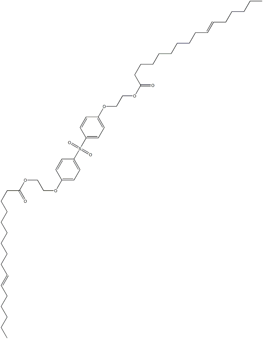 Bis[4-[2-(10-hexadecenoyloxy)ethoxy]phenyl] sulfone