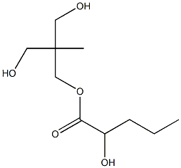 2-Hydroxyvaleric acid 2,2-bis(hydroxymethyl)propyl ester,,结构式