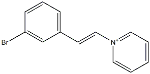  1-[2-(3-Bromophenyl)ethenyl]pyridinium