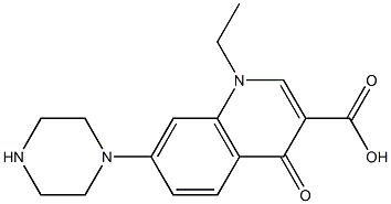 1-Ethyl-4-oxo-7-(1-piperazinyl)-1,4-dihydroquinoline-3-carboxylic acid