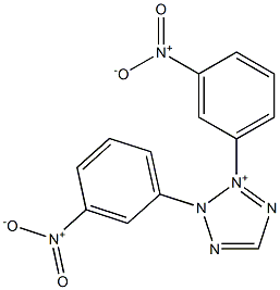 2,3-Di(m-nitrophenyl)-2H-tetrazol-3-ium Struktur
