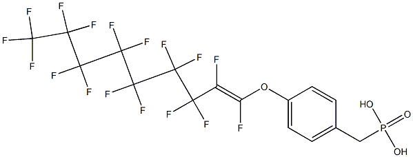  4-(Heptadecafluorononenyloxy)benzylphosphonic acid