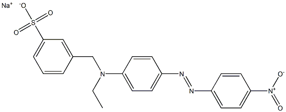 3-[N-Ethyl-N-[4-[(4-nitrophenyl)azo]phenyl]aminomethyl]benzenesulfonic acid sodium salt