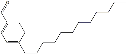 5-Ethyl-2,4-heptadecadienal Structure