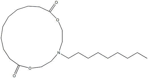 5-Nonyl-5-aza-2,8-dioxacyploheptadecane-1,9-dione Structure