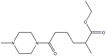 2-Methyl-5-(4-methylpiperazinocarbonyl)pentanoic acid ethyl ester