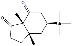 (1R,4S,6S)-1,6-Dimethyl-4-trimethylsilylbicyclo[4.3.0]nonane-2,9-dione