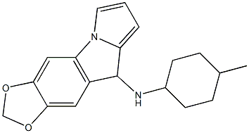 6,7-(Methylenebisoxy)-N-(4-methylcyclohexyl)-9H-pyrrolo[1,2-a]indol-9-amine