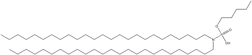 N,N-Dipentacosylamidophosphoric acid hydrogen pentyl ester Structure