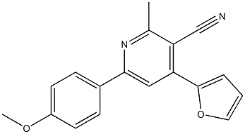 2-Methyl-4-(2-furyl)-6-(4-methoxyphenyl)pyridine-3-carbonitrile