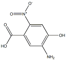 5-Amino-4-hydroxy-2-nitrobenzoic acid Structure