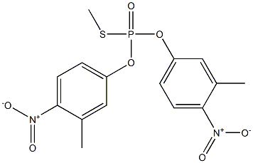  Thiophosphoric acid S-methyl O,O-bis(3-methyl-4-nitrophenyl) ester