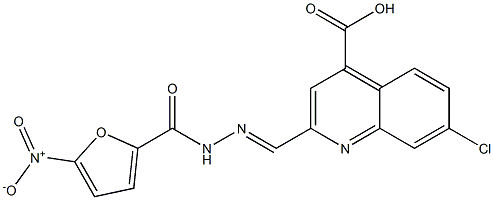 7-Chloro-2-[2-(5-nitro-2-furoyl)hydrazonomethyl]quinoline-4-carboxylic acid