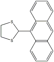 9-(1,3-Dithiolan-2-yl)anthracene Structure