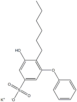  5-Hydroxy-6-hexyl[oxybisbenzene]-3-sulfonic acid potassium salt