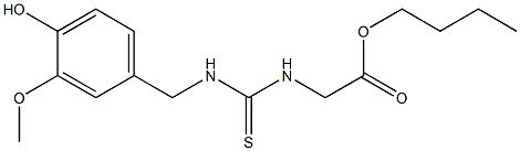 N-(Vanillylthiocarbamoyl)glycine butyl ester