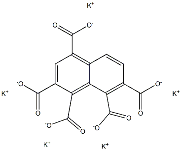1,2,4,7,8-Naphthalenepentacarboxylic acid pentapotassium salt Structure