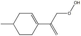 p-Mentha-3,8-dien-10-yl hydroperoxide,,结构式