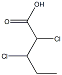 2,3-Dichlorovaleric acid,,结构式