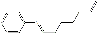 N-(6-Hepten-1-ylidene)aniline|