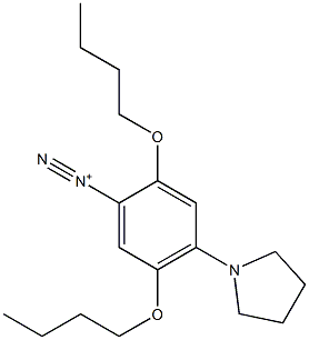 2,5-Dibutoxy-4-(1-pyrrolidinyl)benzenediazonium